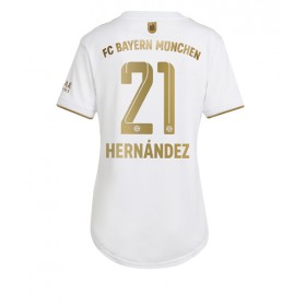 Damen Fußballbekleidung Bayern Munich Lucas Hernandez #21 Auswärtstrikot 2022-23 Kurzarm